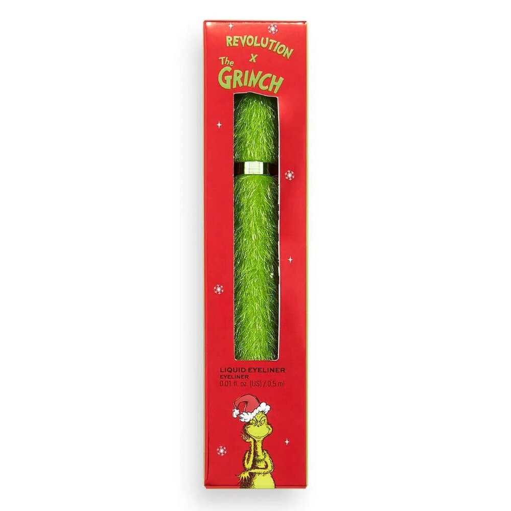 Revolution X The Grinch Resting Grinch Face Liquid Eyeliner Black